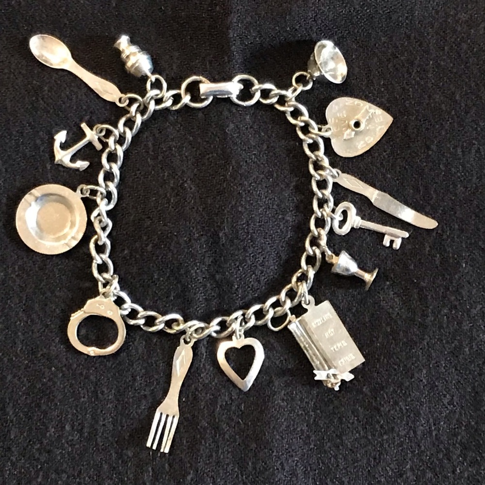 Vintage Coro Charm Bracelet